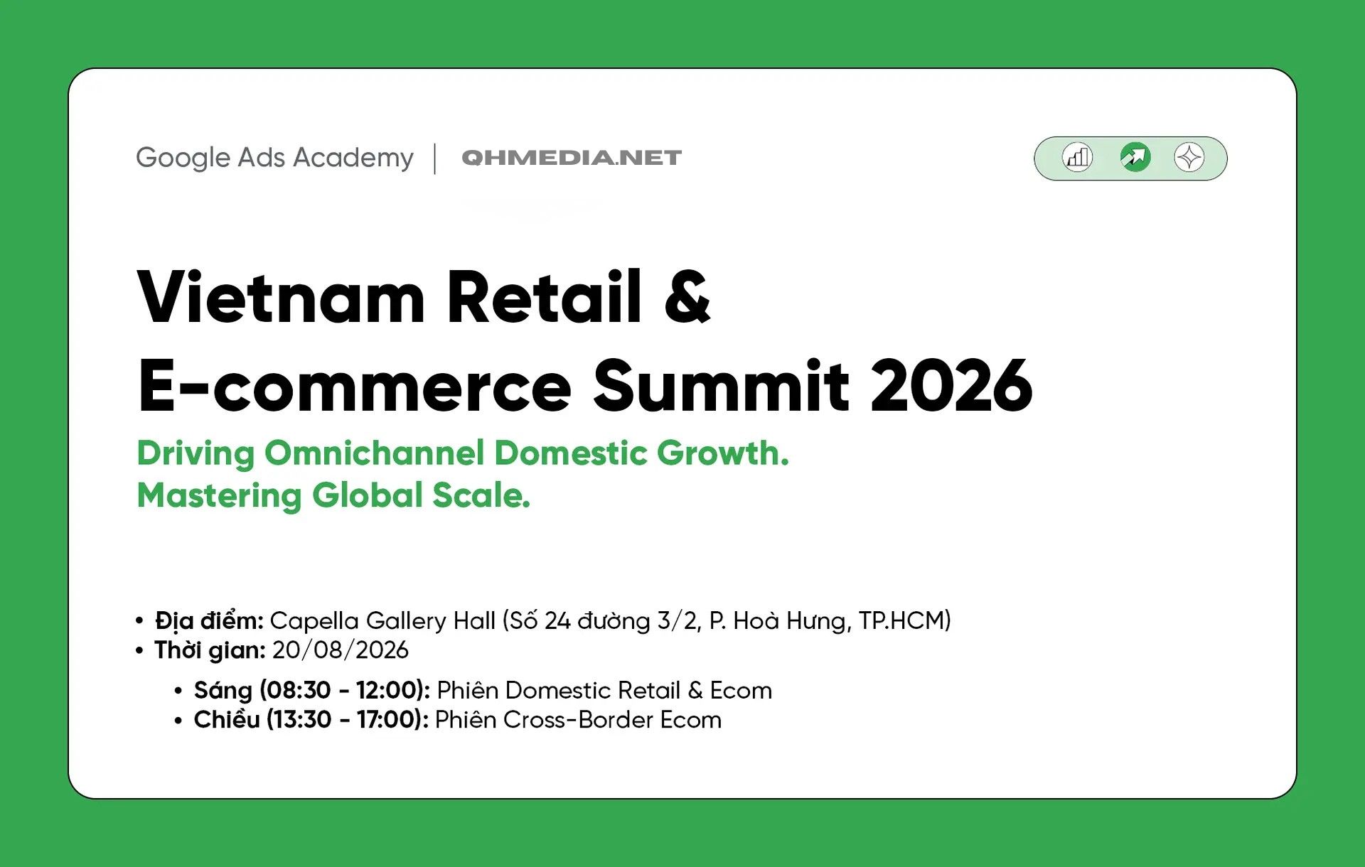 QH Media đồng hành cùng Vietnam Retail & E-commerce Summit 2026